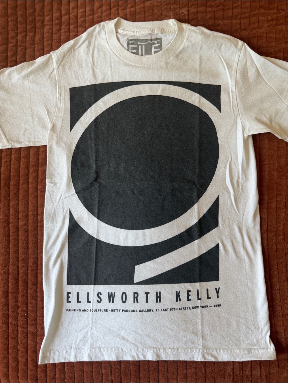 FLAT FILE Ellsworth Kelly White Graphic Tee